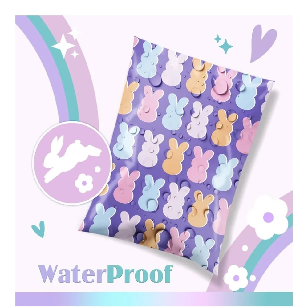 15 Purple Peeps Polymailer Packages